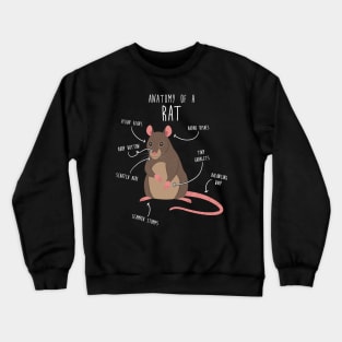 Rat Anatomy Crewneck Sweatshirt